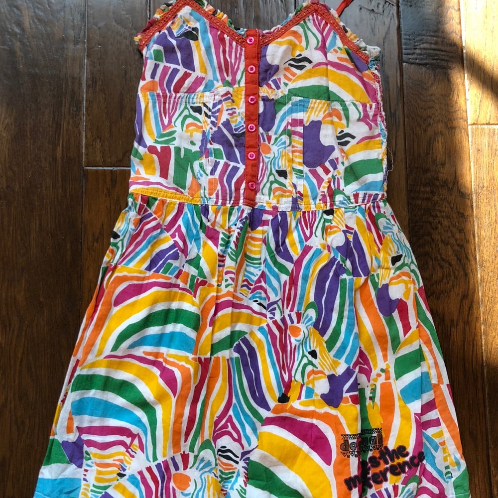Girls Spring/Summer Desigual Dress Size 10/12 EUC